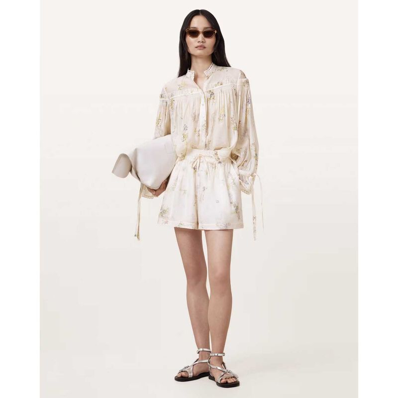 AllSaints Isla Floral Print Shorts image number 3